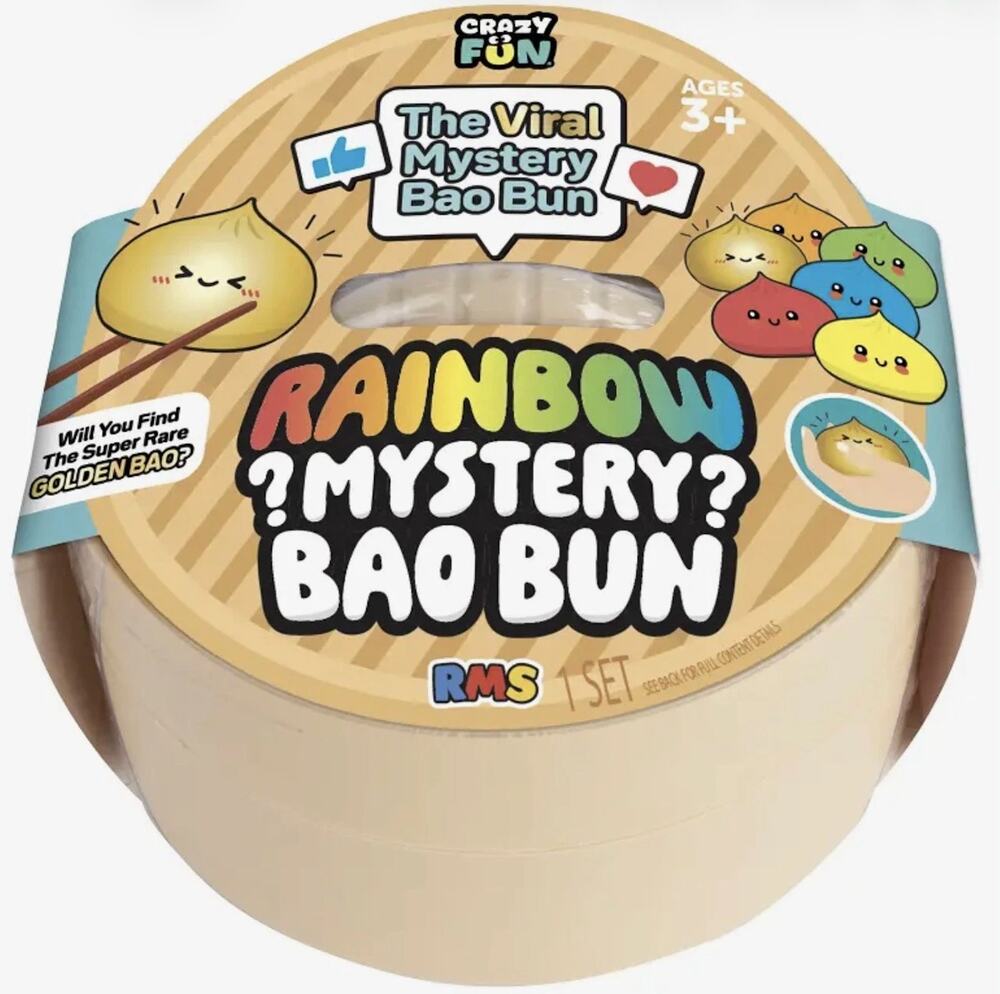 Viral Rainbow Mystery Bao Bun Squeeze Toy - Brand New In Box